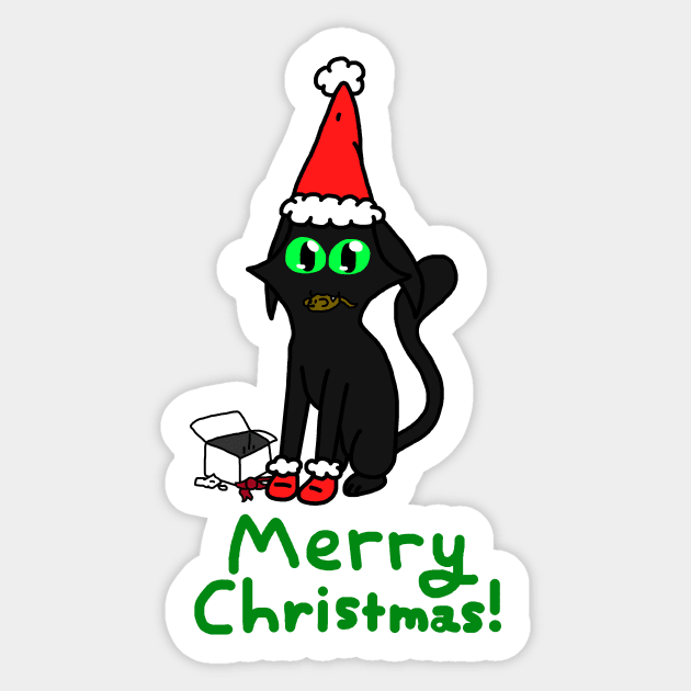 Holiday Midnight (Christmas) Sticker by TheCameraEyeDesigns